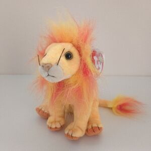 TY Beanie Babies Bushy the Lion 6"